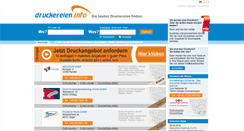 Desktop Screenshot of druckereien.info