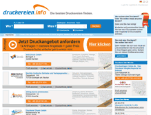 Tablet Screenshot of druckereien.info